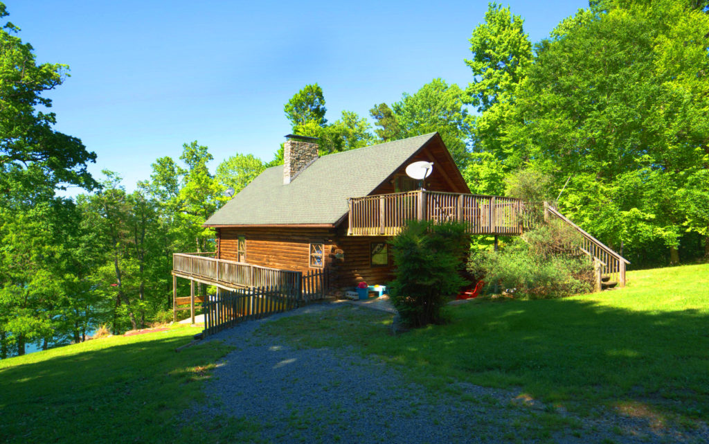 SECLUDED Smith Mountain Lake LOG CABIN SOLD by Noreen Hartkern Smith